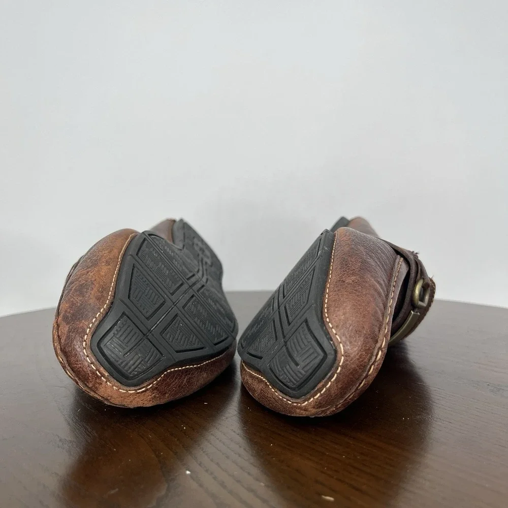 Cole Haan Somerset Shoes Men's 10M Brown Leather Horsebit Driving Loafers C11832